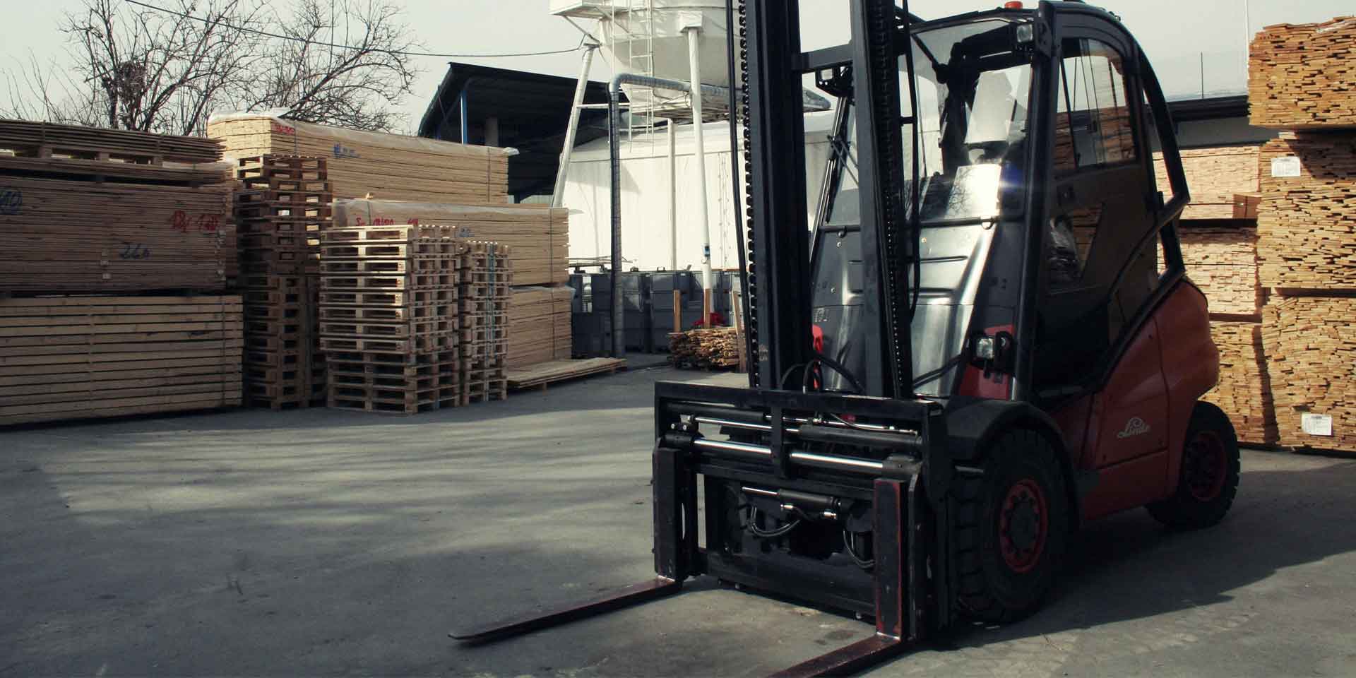 Photo of Dal Fior warehouse with machinery.