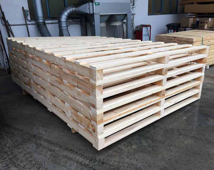 Pallets con dimensioni su misura